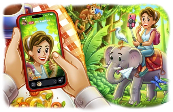 Live Stories, Repeated Messages, Auctions for Gifts and More